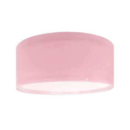 Dalber 42006S - Plafón infantil COLOR LIGHT 2xE27/15W/230V rosa