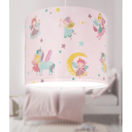 Dalber 42492 - Lámpara colgante infantil FAIRY DREAMS 1xE27/15W/230V
