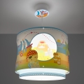 Dalber 60652 - Lámpara colgante infantil PIRATA ISLAND 1xE27/15W/230V