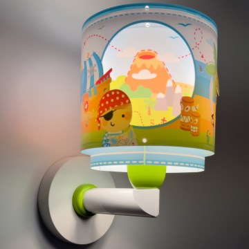 Dalber 60659 - Aplique infantil PIRATA ISLAND 1xE27/15W/230V