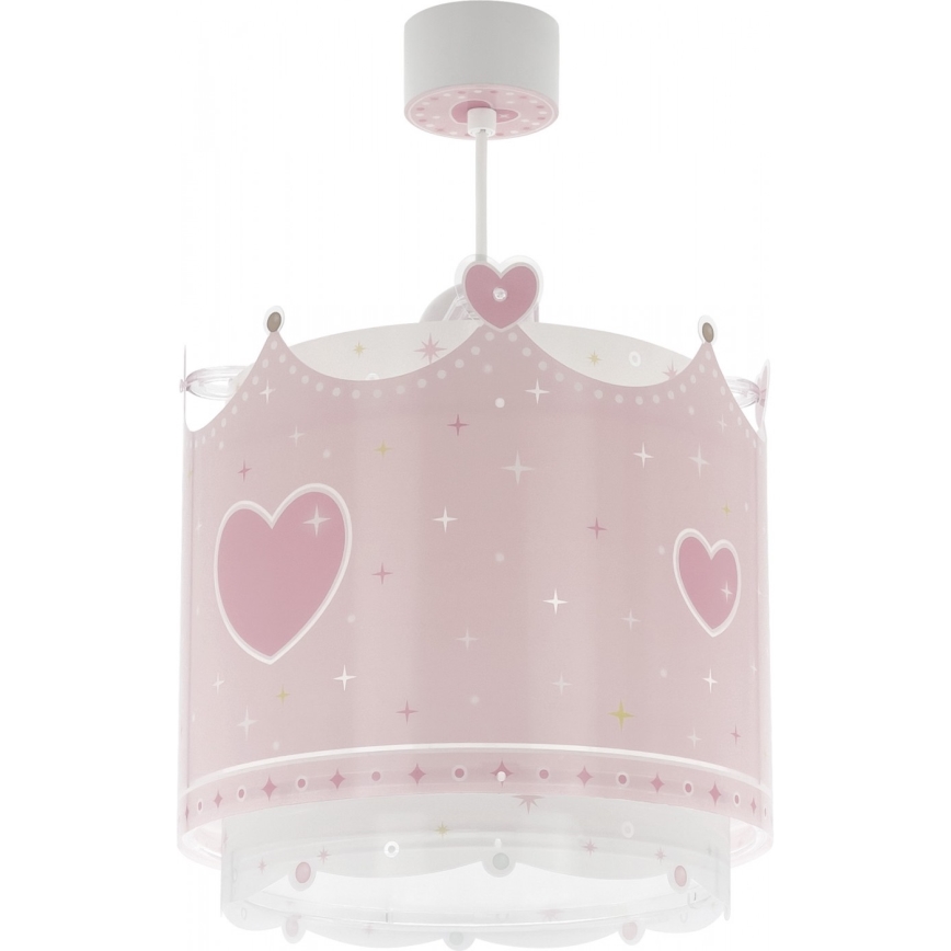 Dalber 61102 - Lámpara de araña infantil LITTLE QUEEN 1xE27/60W/230V
