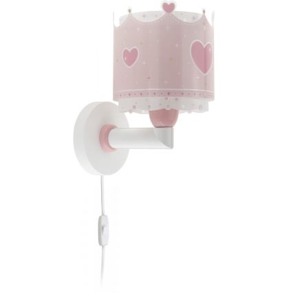Dalber 61109 - Aplique infantil LITTLE QUEEN 1xE27/60W/230V