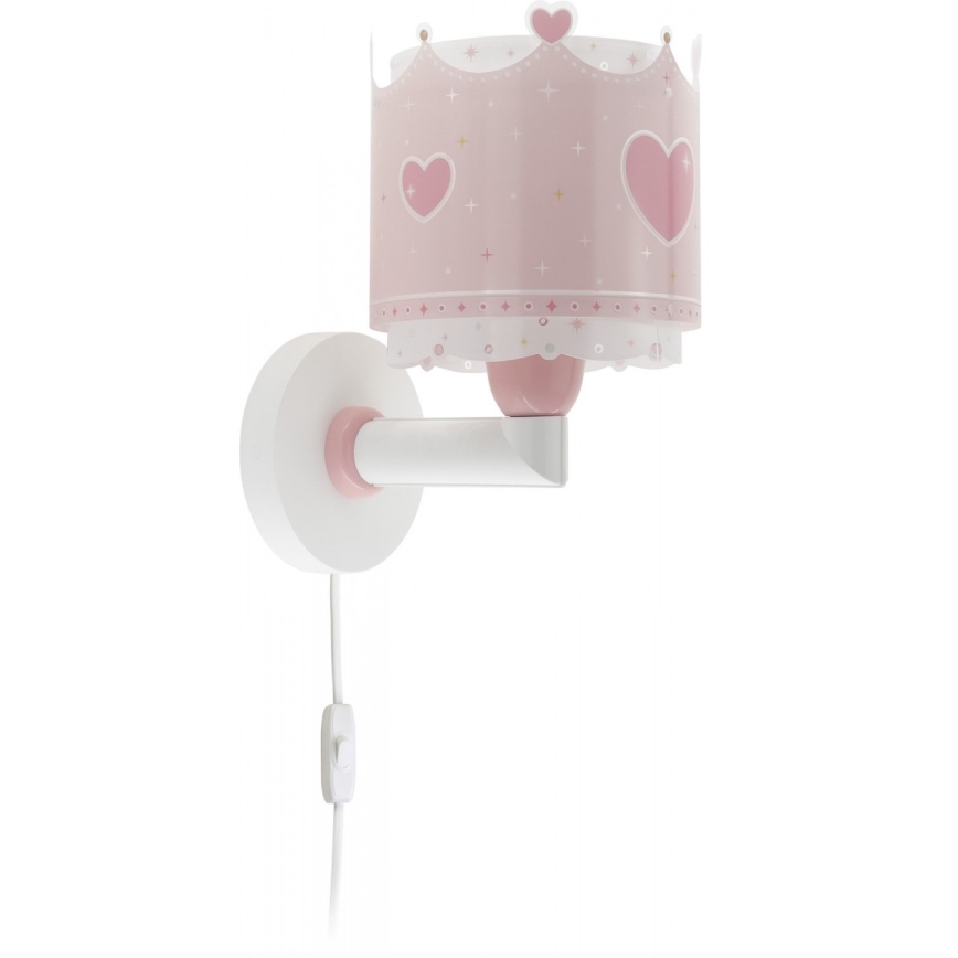Dalber 61109 - Aplique infantil LITTLE QUEEN 1xE27/60W/230V