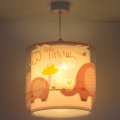 Dalber 61332S - Lámpara colgante infantil LITTLE ELEPHANT 1xE27/60W/230V