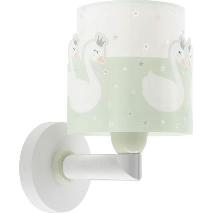 Dalber 61719H - Aplique infantil SWEET LOVE 1xE27/60W/230V verde