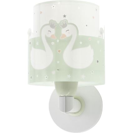 Dalber 61719H - Aplique infantil SWEET LOVE 1xE27/60W/230V verde