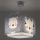 Dalber 63112T - Lámpara de araña infantil JUNGLE 1xE27/60W/230V azul