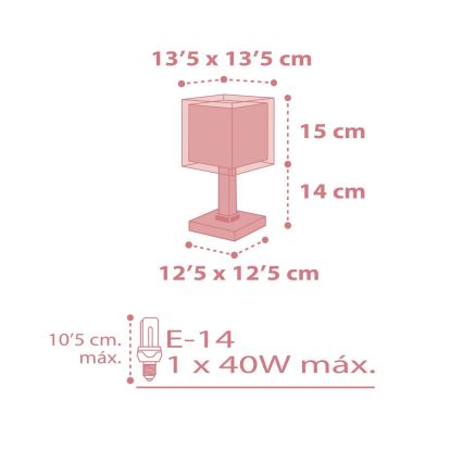 Dalber 63261S - Lámpara infantil KOALA 1xE14/40W/230V