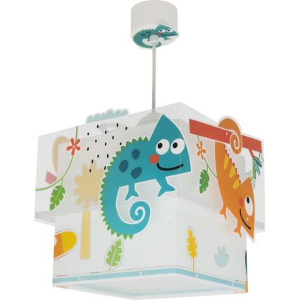 Dalber 63312 - Lámpara colgante infantil HAPPY JUNGLE 1xE27/15W/230V