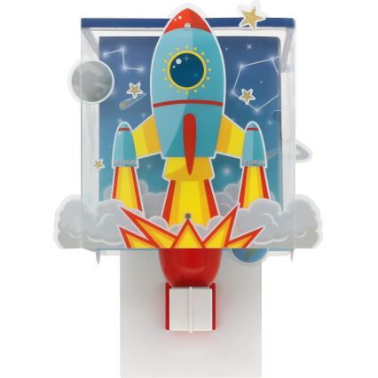 Dalber 63359 - Aplique infantil ROCKET 1xE27/15W/230V