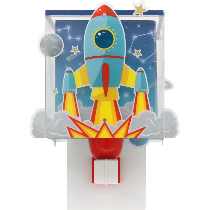 Dalber 63359 - Aplique infantil ROCKET 1xE27/15W/230V