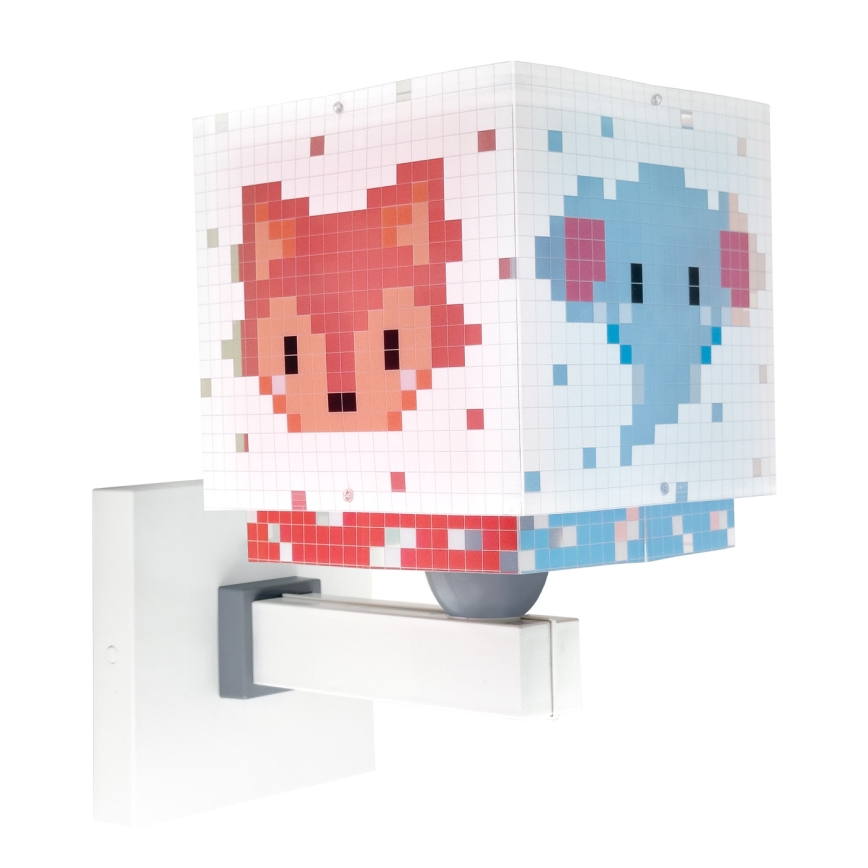 Dalber 63379 - Aplique infantil LITTLE PIXEL 1xE27/15W/230V