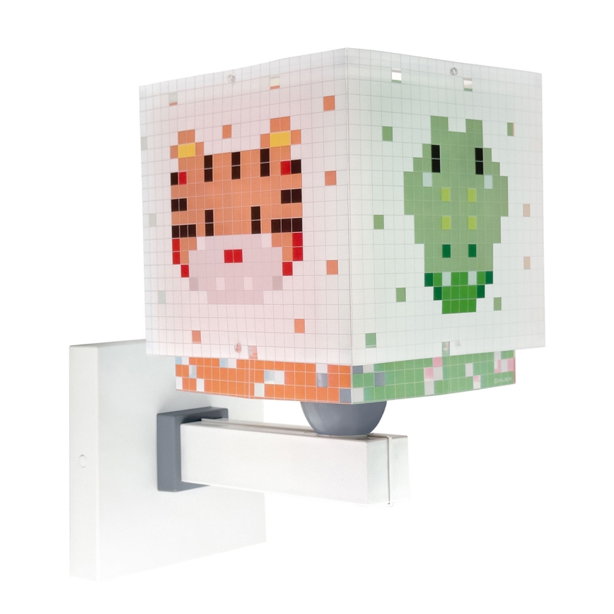 Dalber 63379 - Aplique infantil LITTLE PIXEL 1xE27/15W/230V