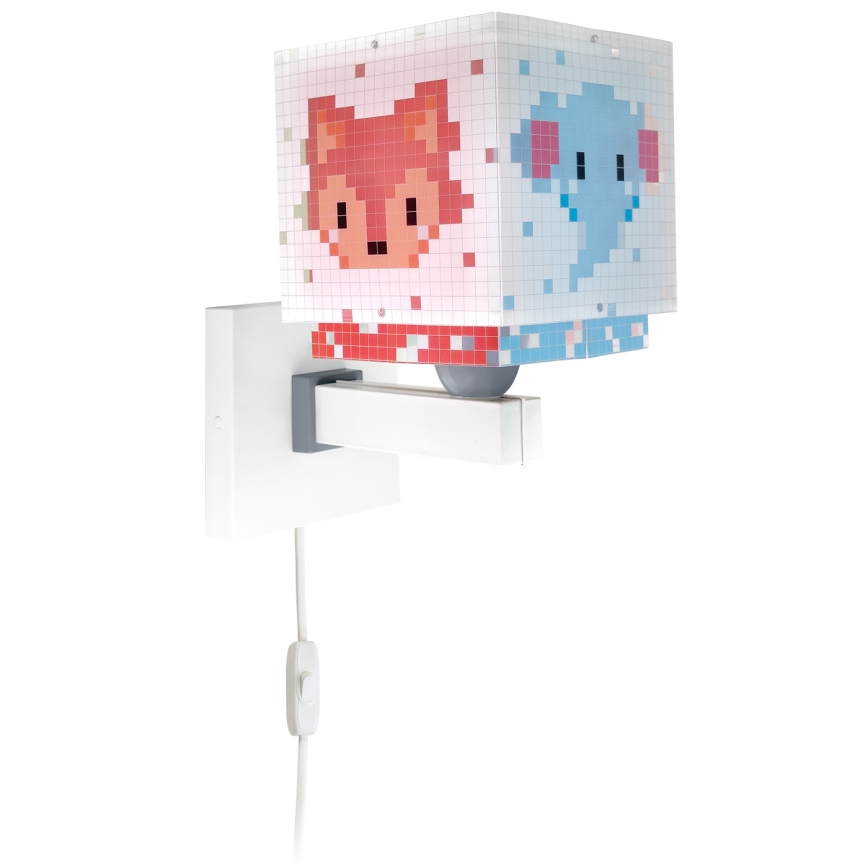 Dalber 63379 - Aplique infantil LITTLE PIXEL 1xE27/15W/230V