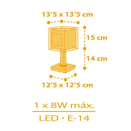 Dalber 63401 - Lámpara infantil MY FARM 1xE14/8W/230V