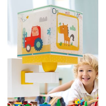 Dalber 63409 - Aplique infantil MY FARM 1xE27/15W/230V