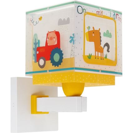 Dalber 63409 - Aplique infantil MY FARM 1xE27/15W/230V