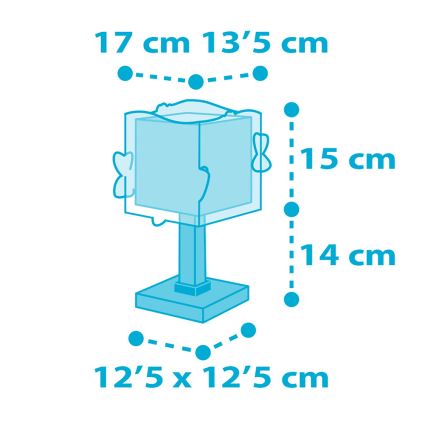 Dalber 63471 - Lámpara infantil BABY SHARK 1xE14/60W/230V