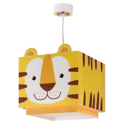 Dalber 64562 - Lámpara colgante infantil LITTLE TIGER 1xE27/60W/230V