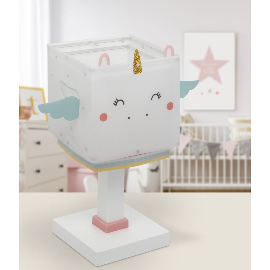 Dalber 64591 - Lámpara infantil LITTLE UNICORN 1xE14/8W/230V