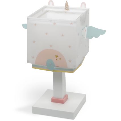 Dalber 64591 - Lámpara infantil LITTLE UNICORN 1xE14/8W/230V