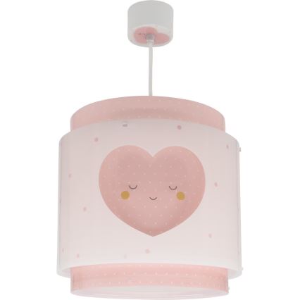 Dalber 76012S - Lámpara colgante infantil BABY DREAMS 1xE27/15W/230V rosa