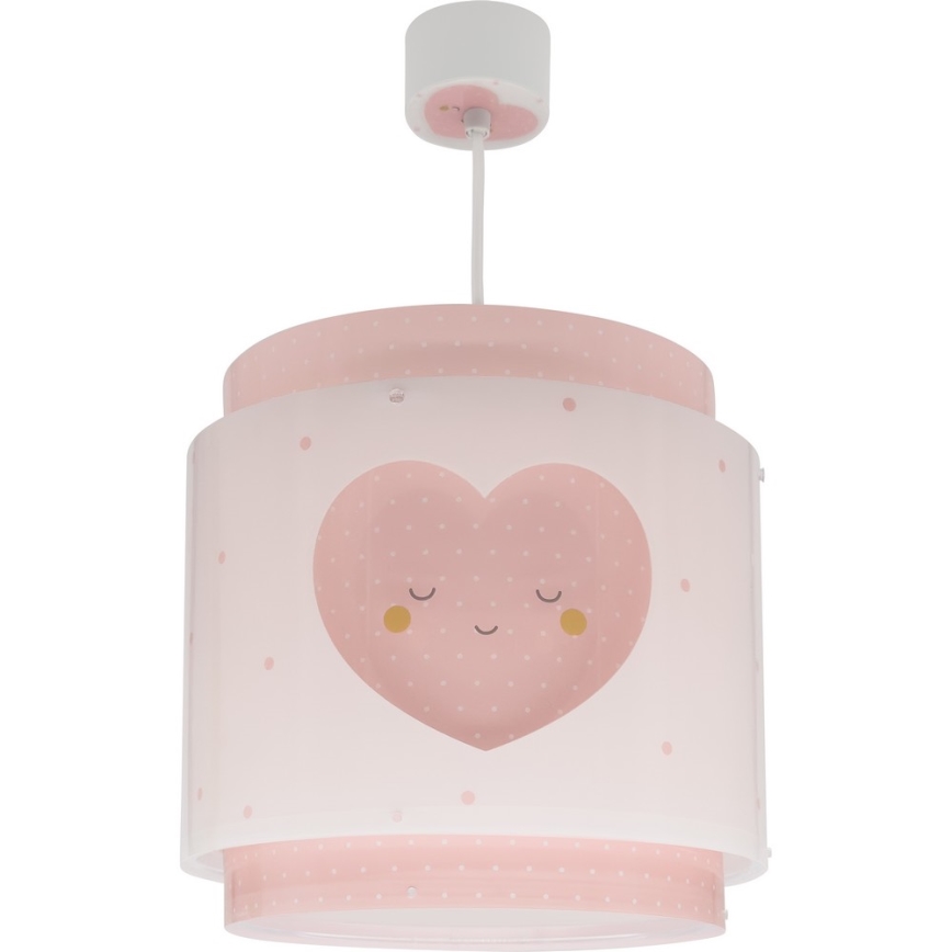 Dalber 76012S - Lámpara colgante infantil BABY DREAMS 1xE27/15W/230V rosa
