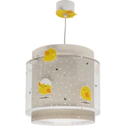 Dalber 76872 - Lámpara colgante infantil BABY CHICK 1xE27/15W/230V