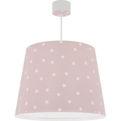 Dalber 82212S - Lámpara de araña infantil STAR LIGHT 1xE27/60W/230V rosa