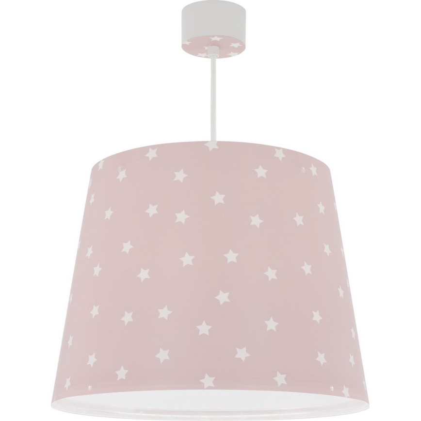 Dalber 82212S - Lámpara de araña infantil STAR LIGHT 1xE27/60W/230V rosa