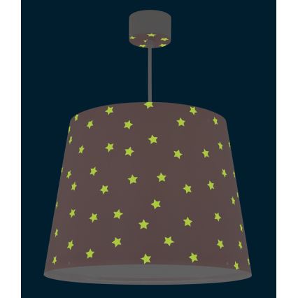 Dalber 82212S - Lámpara de araña infantil STAR LIGHT 1xE27/60W/230V rosa