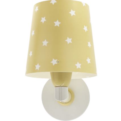 Dalber 82219A - Aplique infantil STAR LIGHT 1xE27/60W/230V amarillo