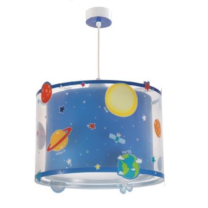 Dalber D-41342 - Lámpara colgante infantil PLANETS 1xE27/60W/230V