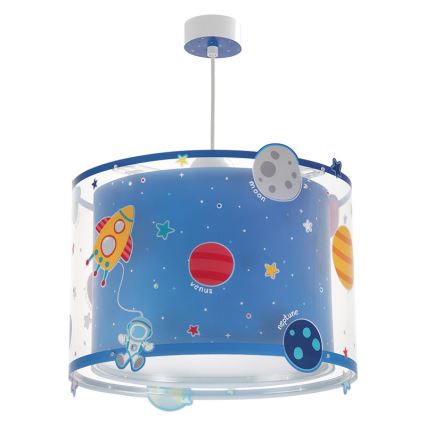 Dalber D-41342 - Lámpara colgante infantil PLANETS 1xE27/60W/230V