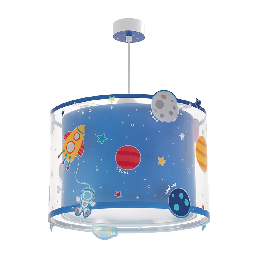 Dalber D-41342 - Lámpara colgante infantil PLANETS 1xE27/60W/230V