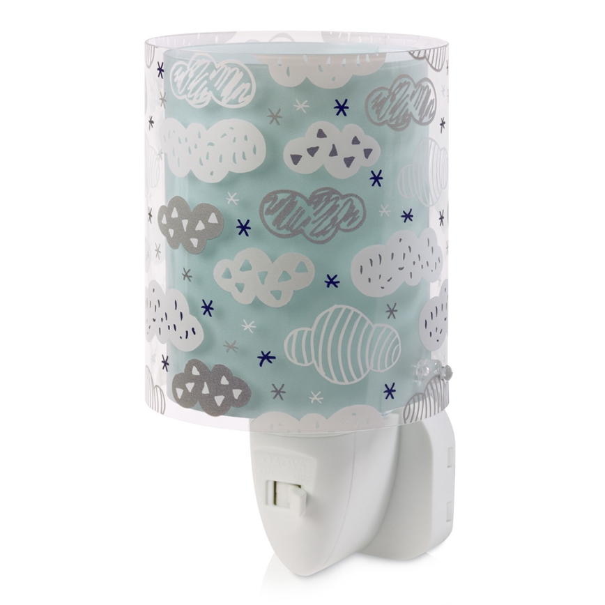 Dalber D-41415H - LED Luz nocturna infantil CLOUDS 1xLED/0,3W/230V
