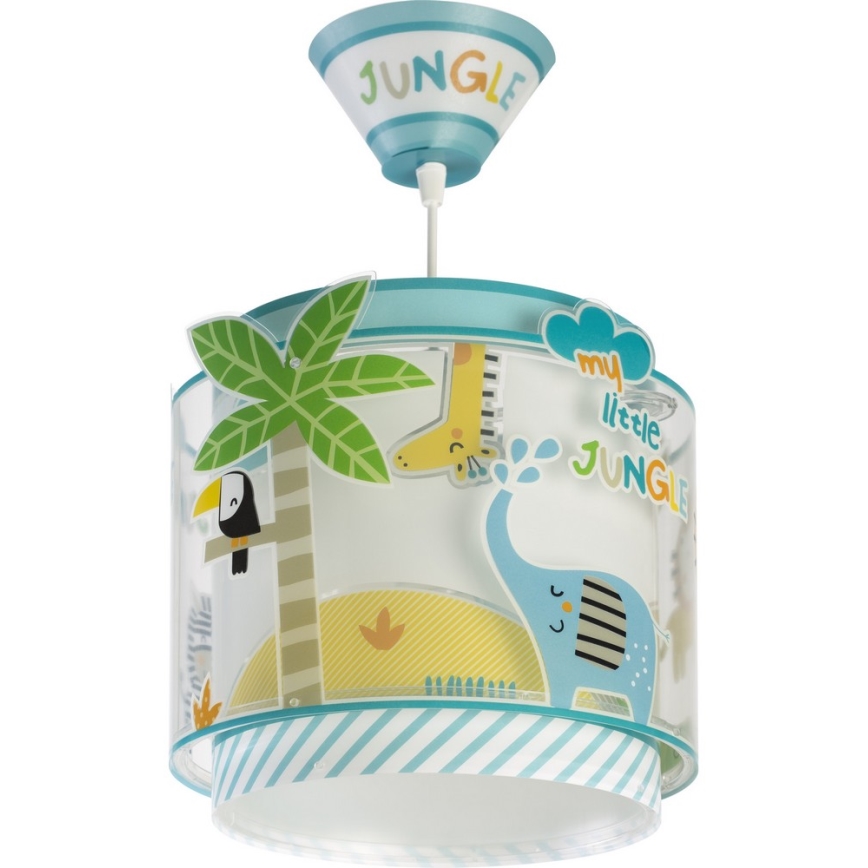 Dalber D-76112 - Lámpara colgante infantil JUNGLE 1xE27/60W/230V