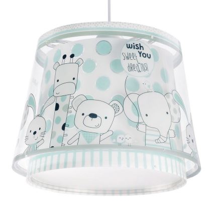 Dalber D-80122 - Lámpara colgante infantil FRIENDS 1xE27/60W/230V