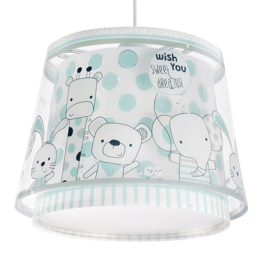 Dalber D-80122 - Lámpara colgante infantil FRIENDS 1xE27/60W/230V