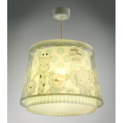 Dalber D-80122 - Lámpara colgante infantil FRIENDS 1xE27/60W/230V