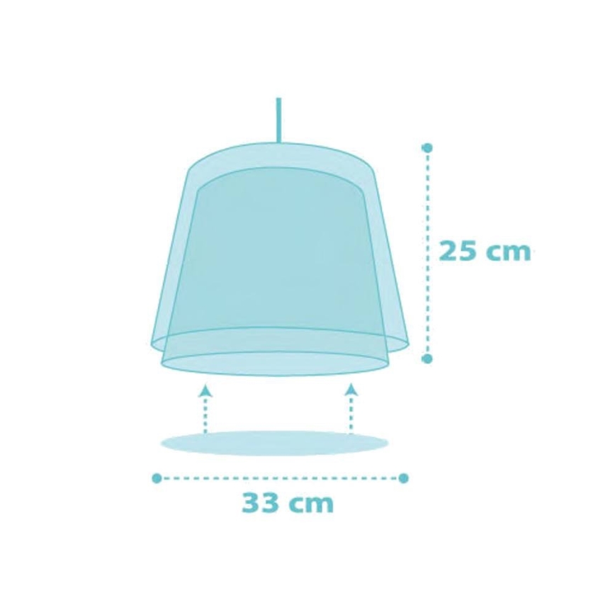 Dalber D-80122 - Lámpara colgante infantil FRIENDS 1xE27/60W/230V