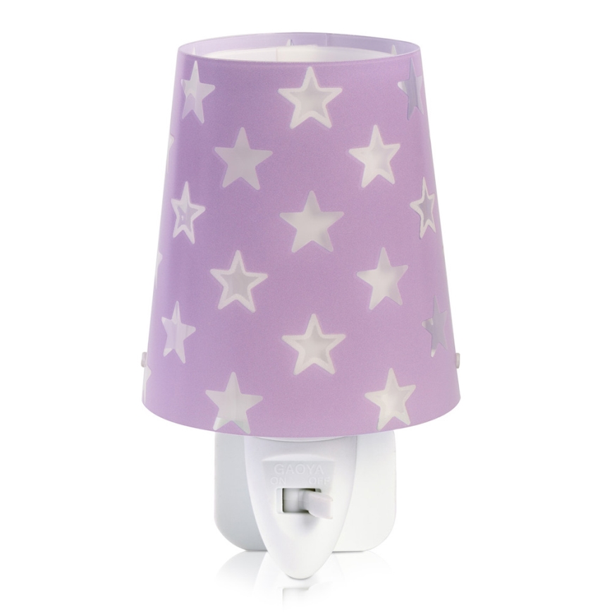 Dalber D-81215L - LED Luz nocturna infantil STARS 1xLED/0,3W/230V