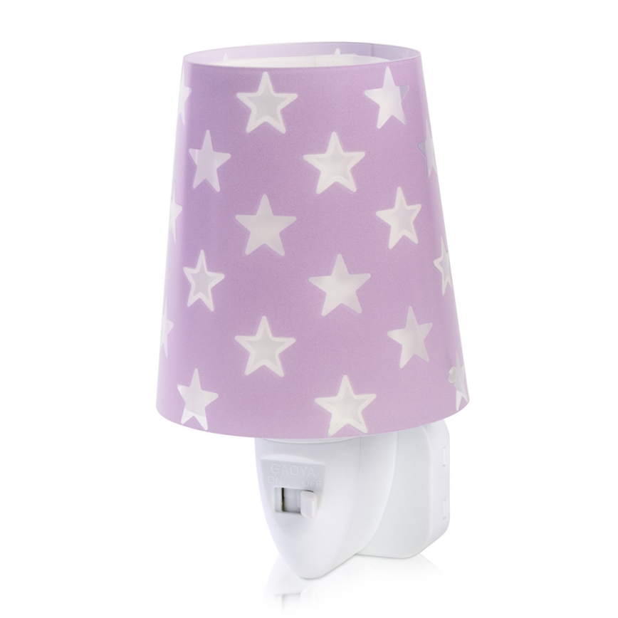 Dalber D-81215L - LED Luz nocturna infantil STARS 1xLED/0,3W/230V