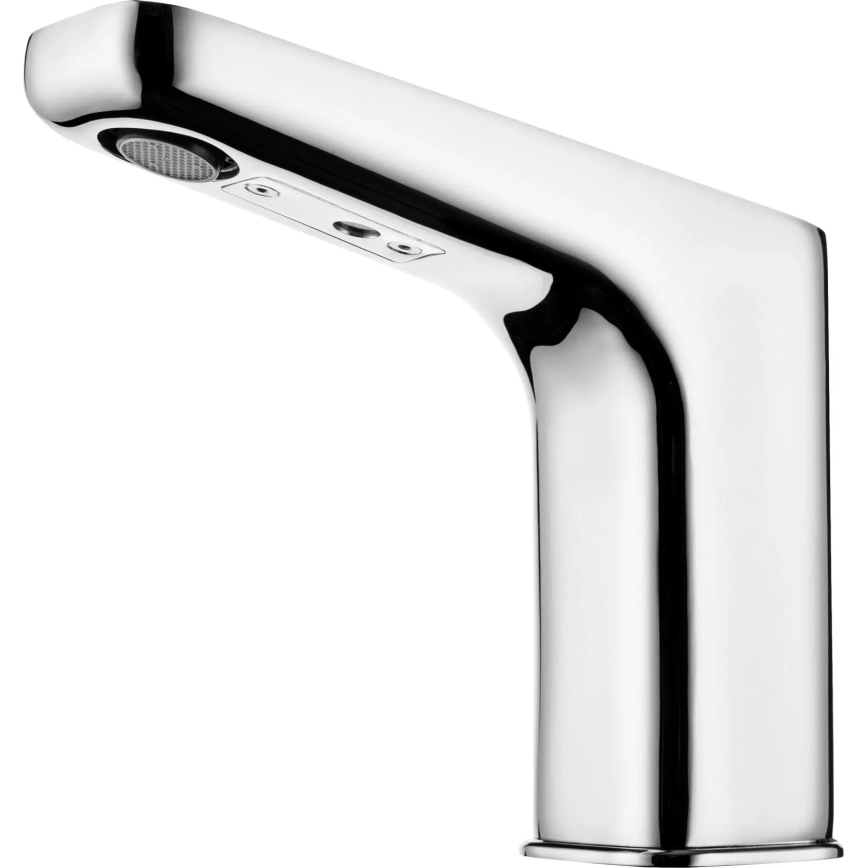 Deante BQH_028R - Grifo de lavabo sin contacto HIACYNT 4xAA cromo brillante