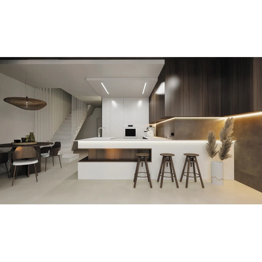 Deante BRE_075M - Grifo de fregadero con rociador extraíble ERIDAN cromo brillante