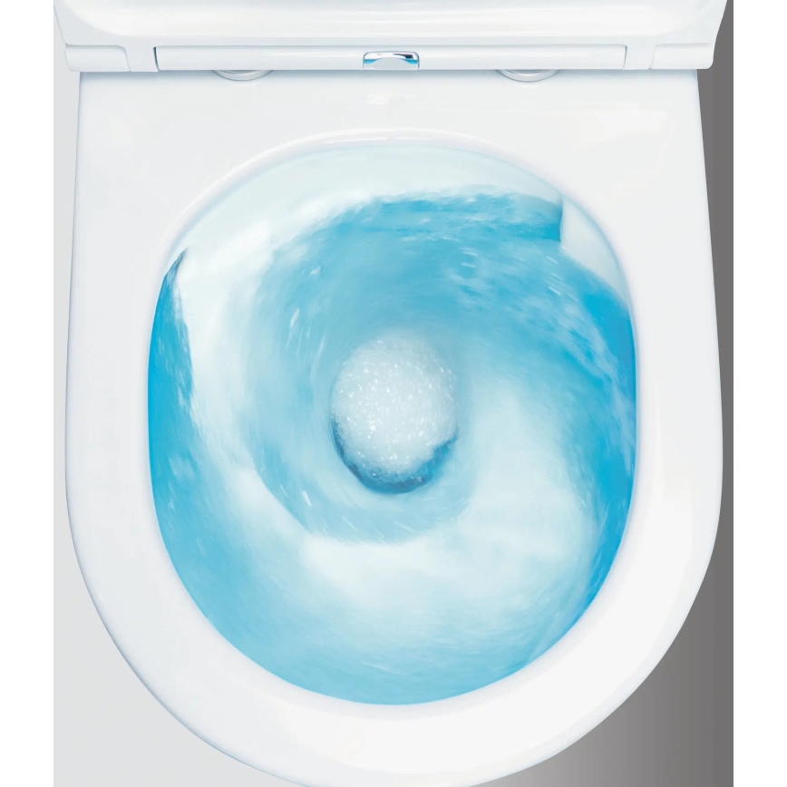 Deante CDJD6RPS - Inodoro de pie con asiento JASMIN cerámica/blanco