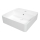 Deante CGS\_6U4B - Lavabo sobre encimera con orificio SQUARE 42x42 cm cerámica/blanco