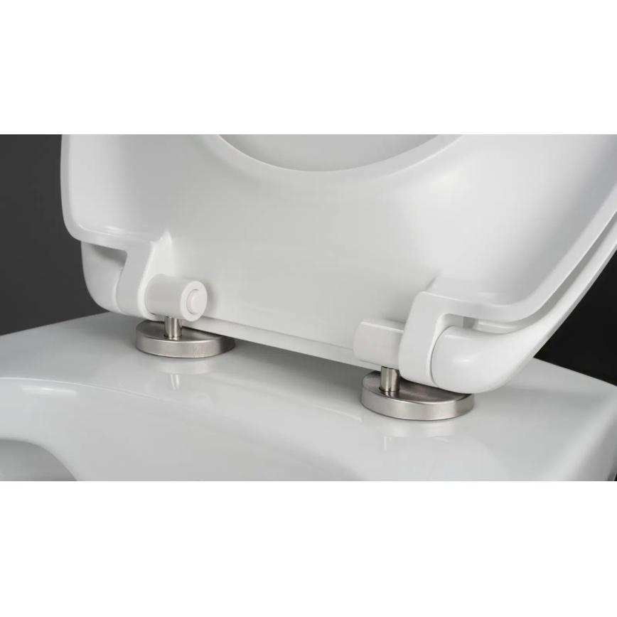 Deante CMOD6SPW - Inodoro suspendido con asiento de inodoro BORO cerámica/blanco