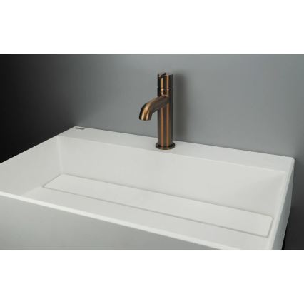 Deante CQR_AU6M - Lavabo sobre encimera CORREO 40x60 cm granito/alabastro