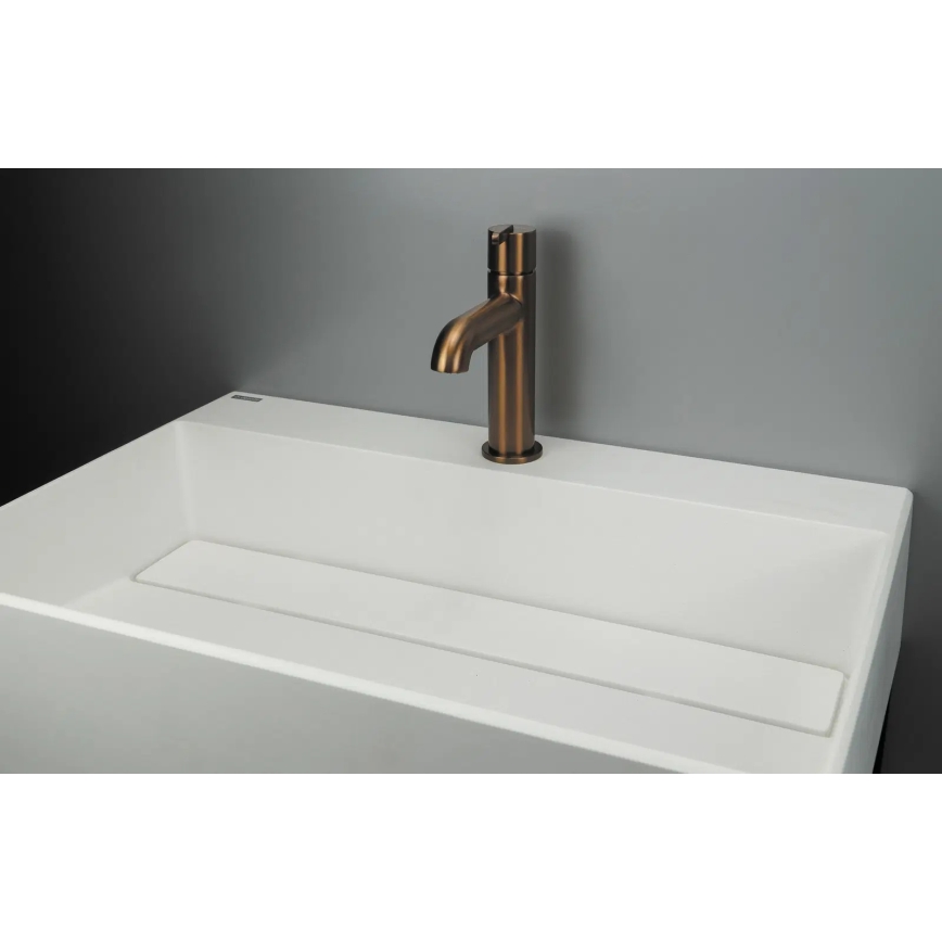 Deante CQR_AU6M - Lavabo sobre encimera CORREO 40x60 cm granito/alabastro